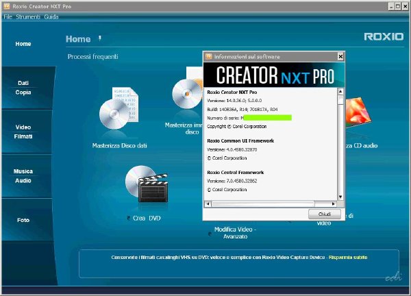 Roxio Creator Nxt Pro 2013 Multilingual Incl Keymaker Core